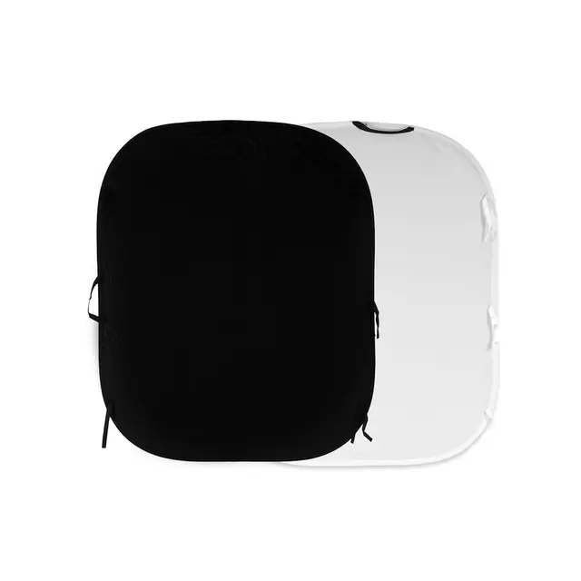 Manfrotto collapsible 1.8x2.15m sort / hvit