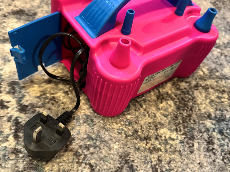 Electric dual nozzle balloon pump – perfect for parties & events