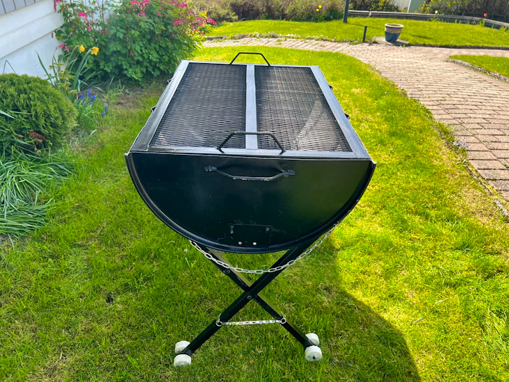 Tønne grill med stad