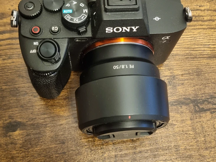 Sony a7 iv with sony 50/108 lens