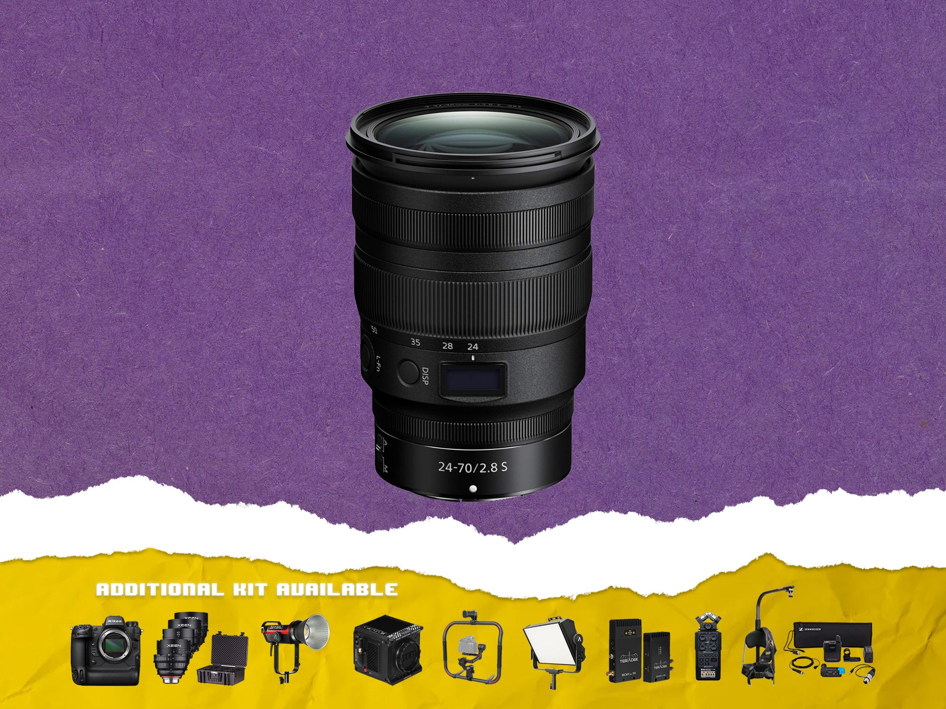 Nikon z 24-70mm f/2.8s mirrorless camera lens 