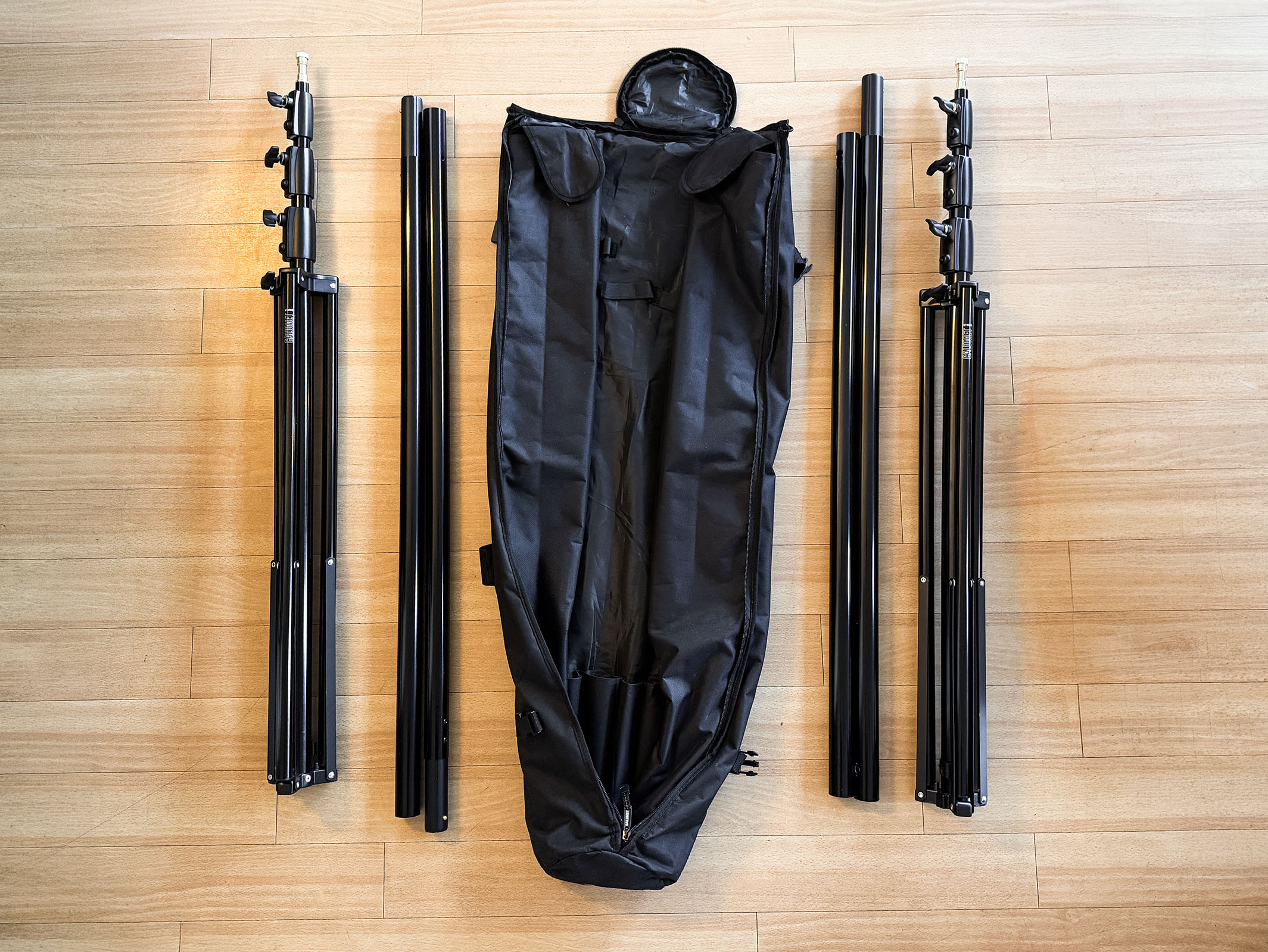 Background support system - heavy duty  calumet mf6095 10ft – with carry bag