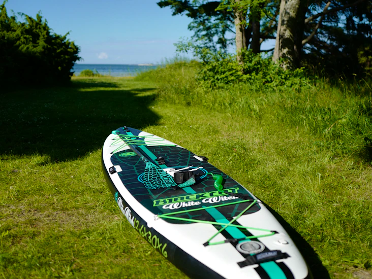 Black cat stand up paddle board