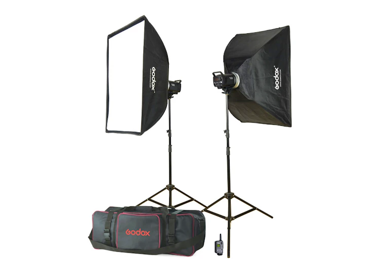 Studioblixtar - set med blixtar och tillbehör