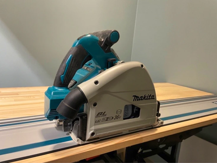 Makita dykksag med styreskinne