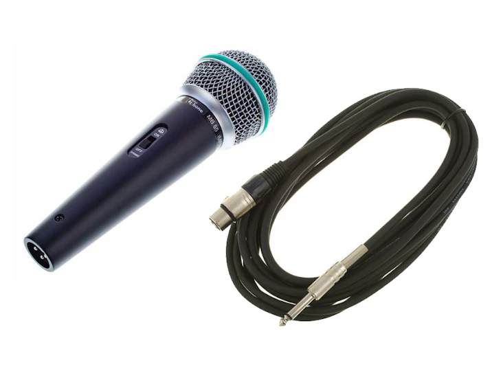 Mikrofon med 6 meter sladd