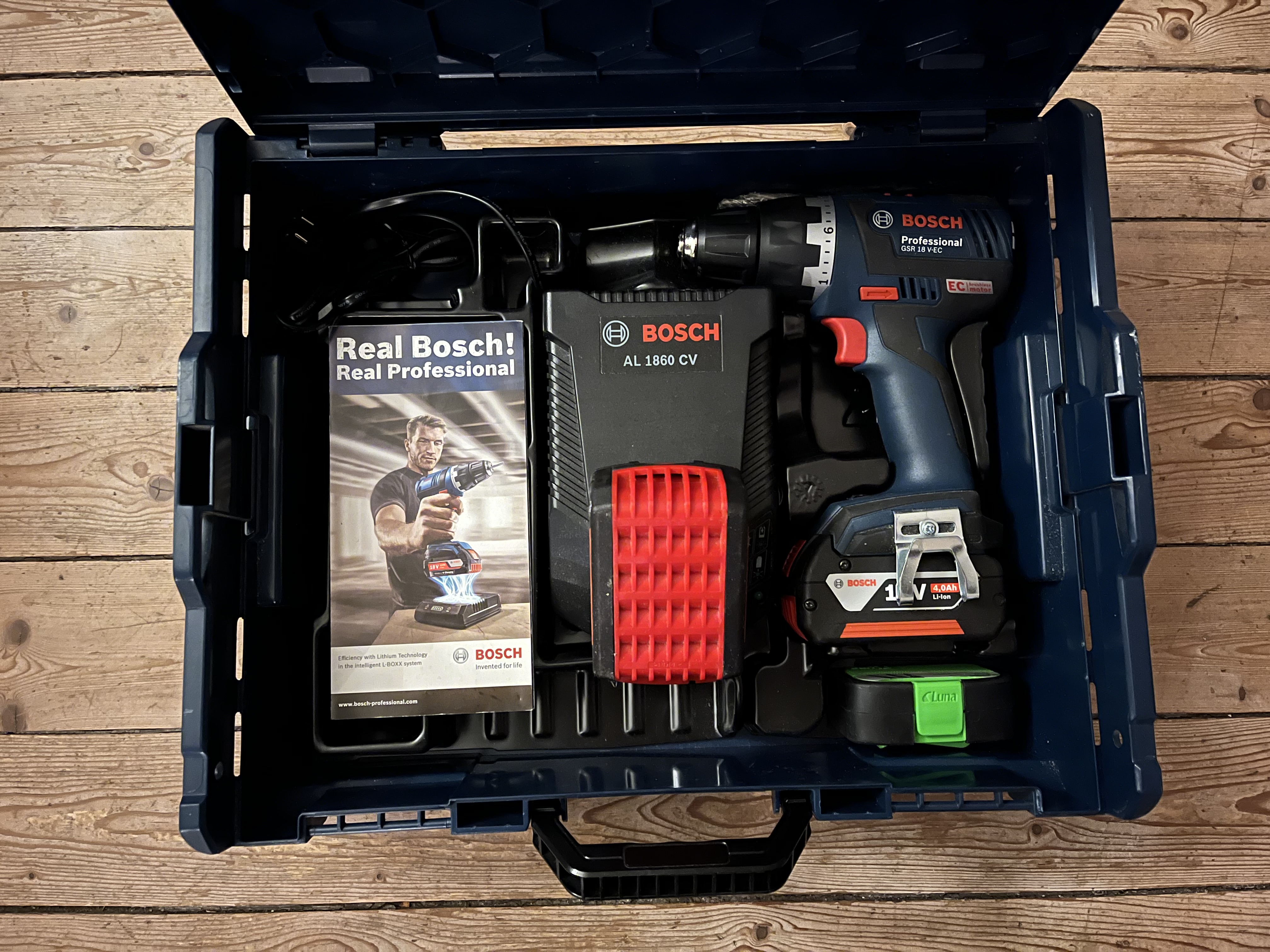 Skruvdragare bosch professional 18v (gsr 18v-ec) – kraftfull & smidig
