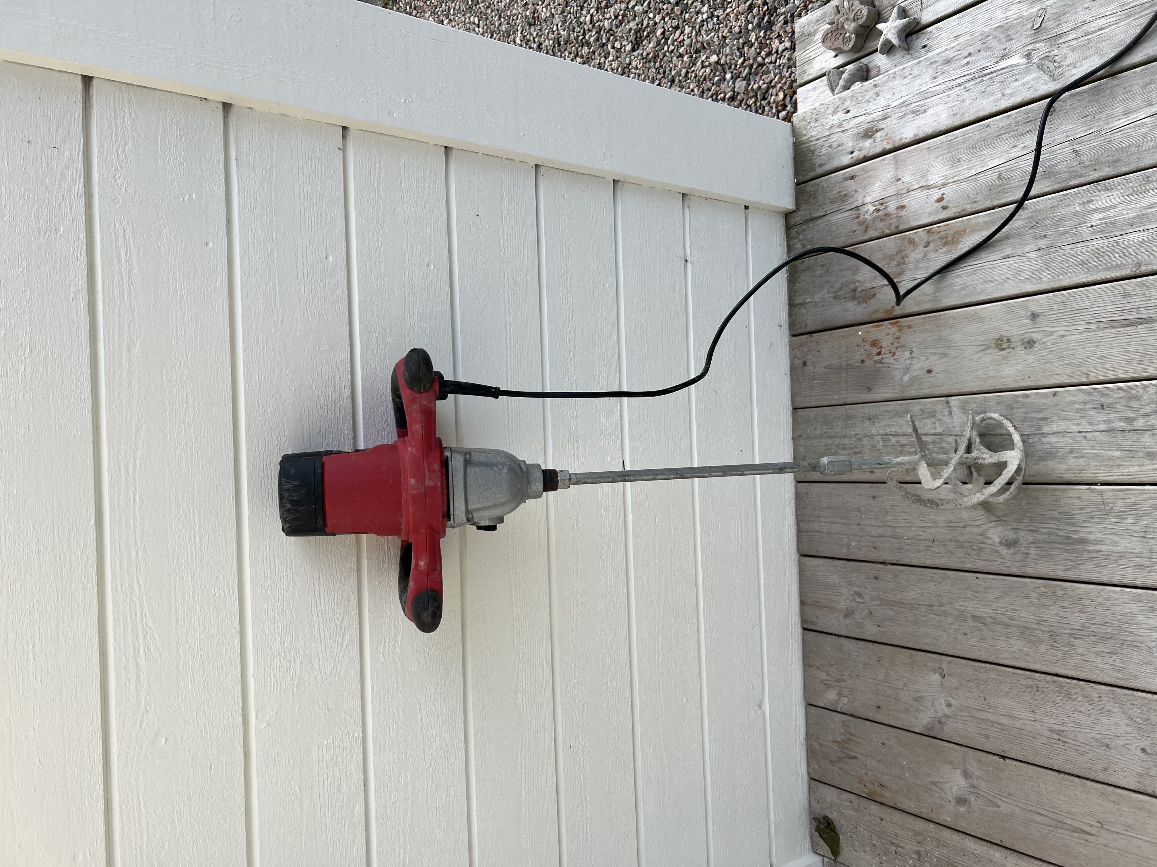 Betongvisp betongblandare perfekt för att ha till blandning av betong