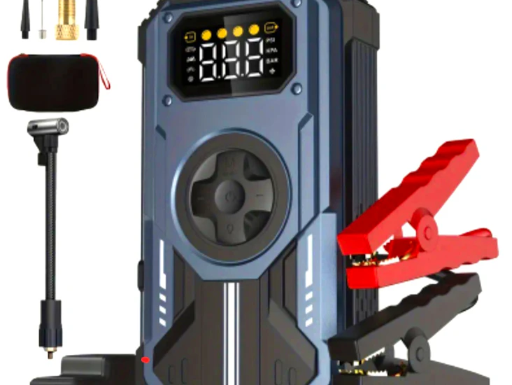 Kraftfull starthjälpare 6000a / luftkompressor