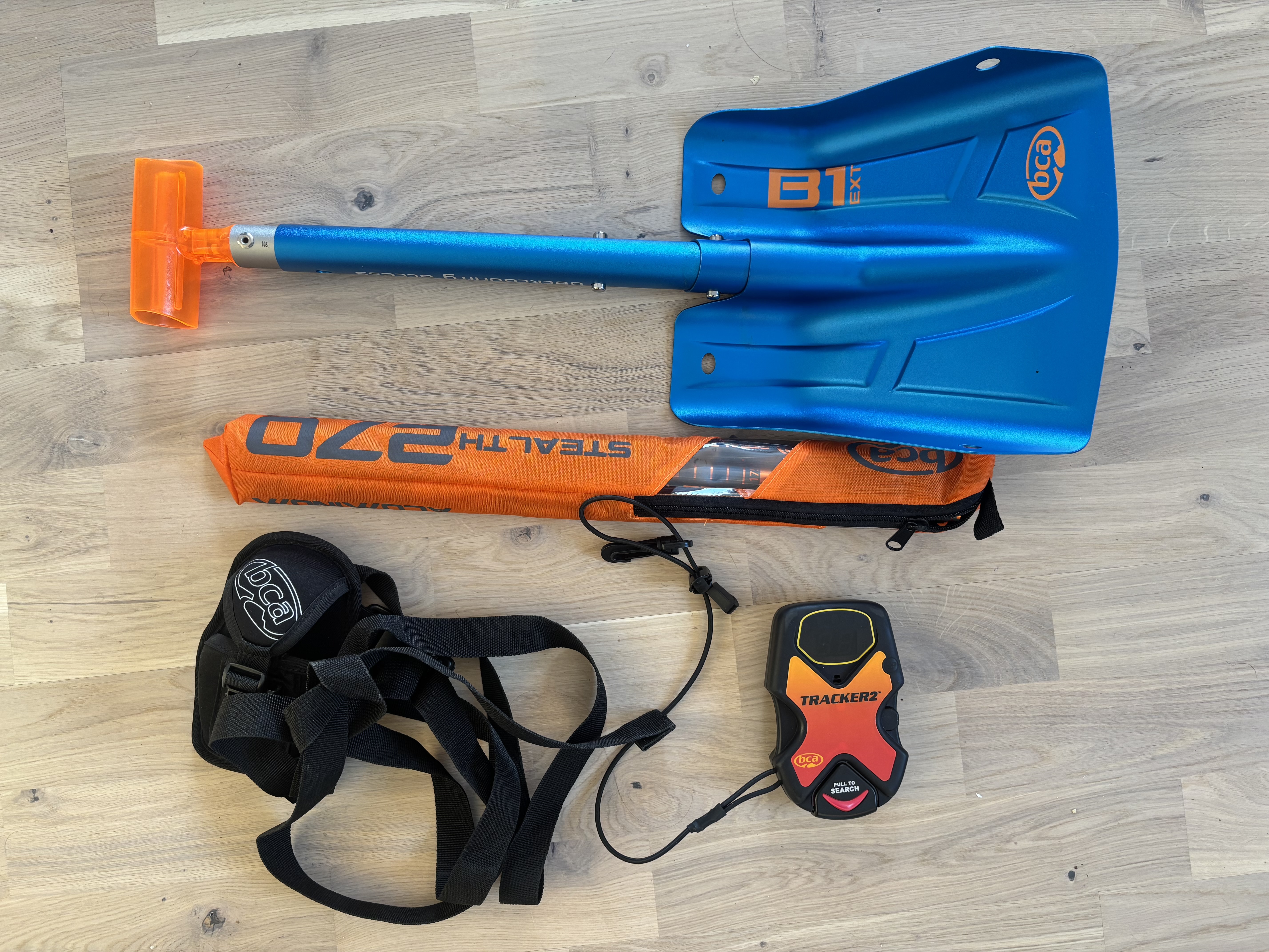 Bca skredsett: stang, søker og spade