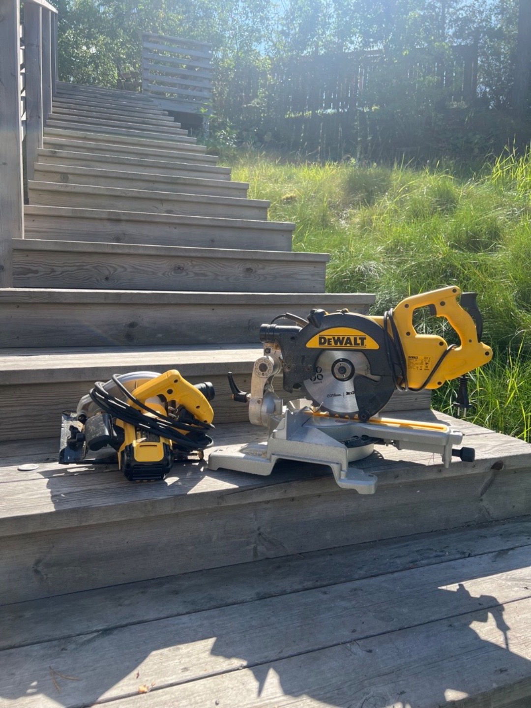 Dewalt kap- och gersåg samt cirkelsåg