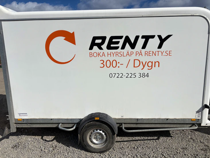 Skåpsläp/flyttsläp