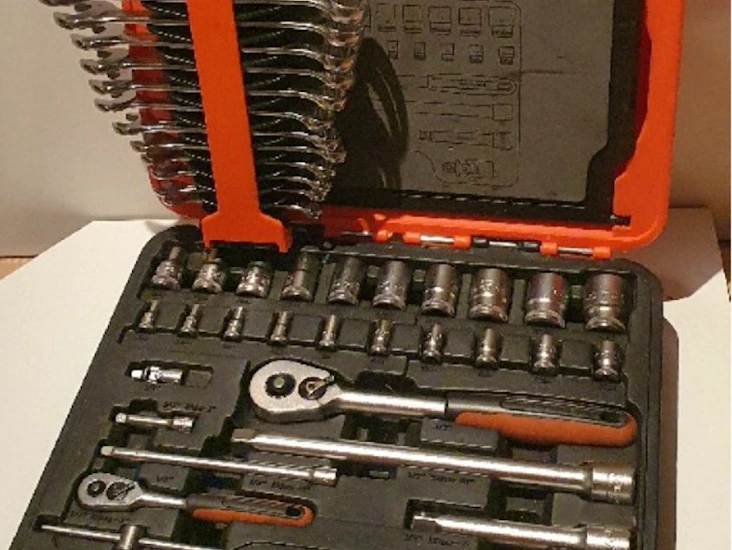 Bahco hyllsnyckelsatts inkl. blocknycklar