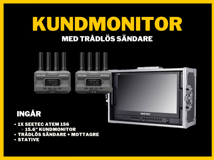 Seetec atem 156, 15,6 tum bärbar fältmonitor