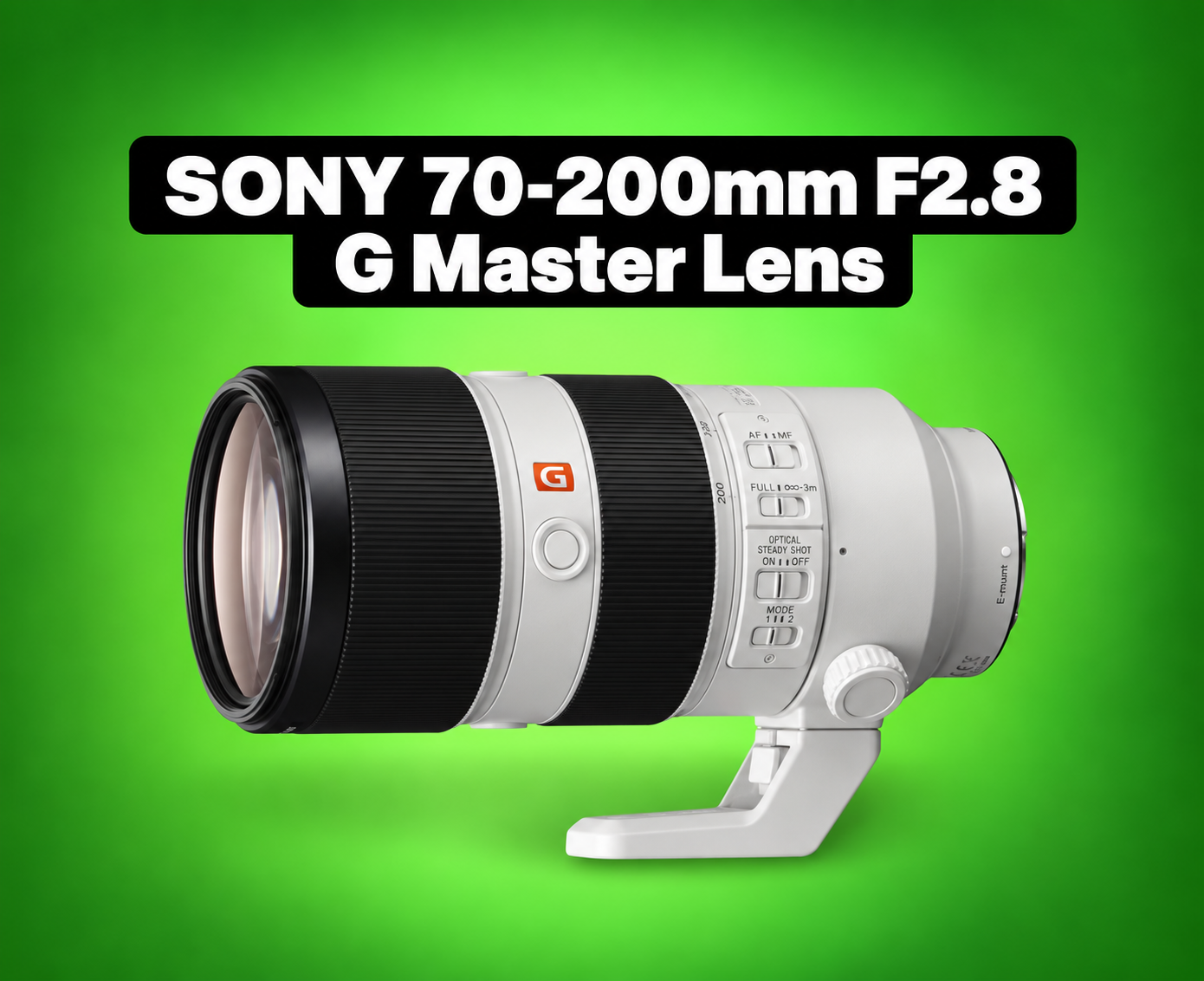 Sony 70-200mm f/2.8 g master oss e-mount full-frame telephoto zoom lens – ideal