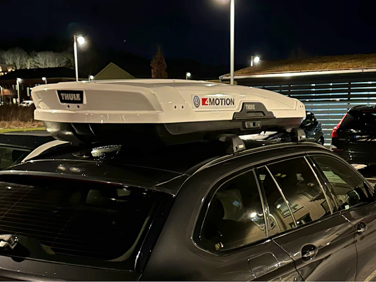 Thule motion xt alpine + takräcke till vw id.7 samt bmw 5-serie g31