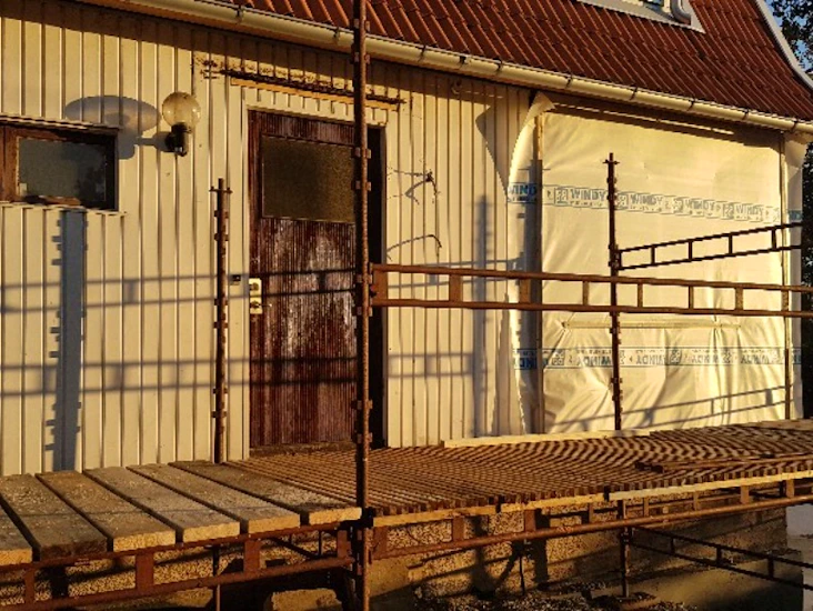 Två sektioner haki 1,4m