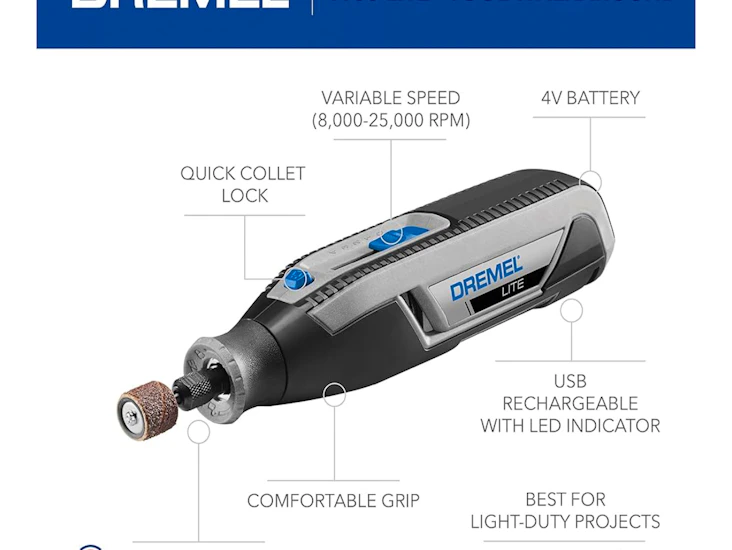 Lightweight and portable sanding and polishing tool