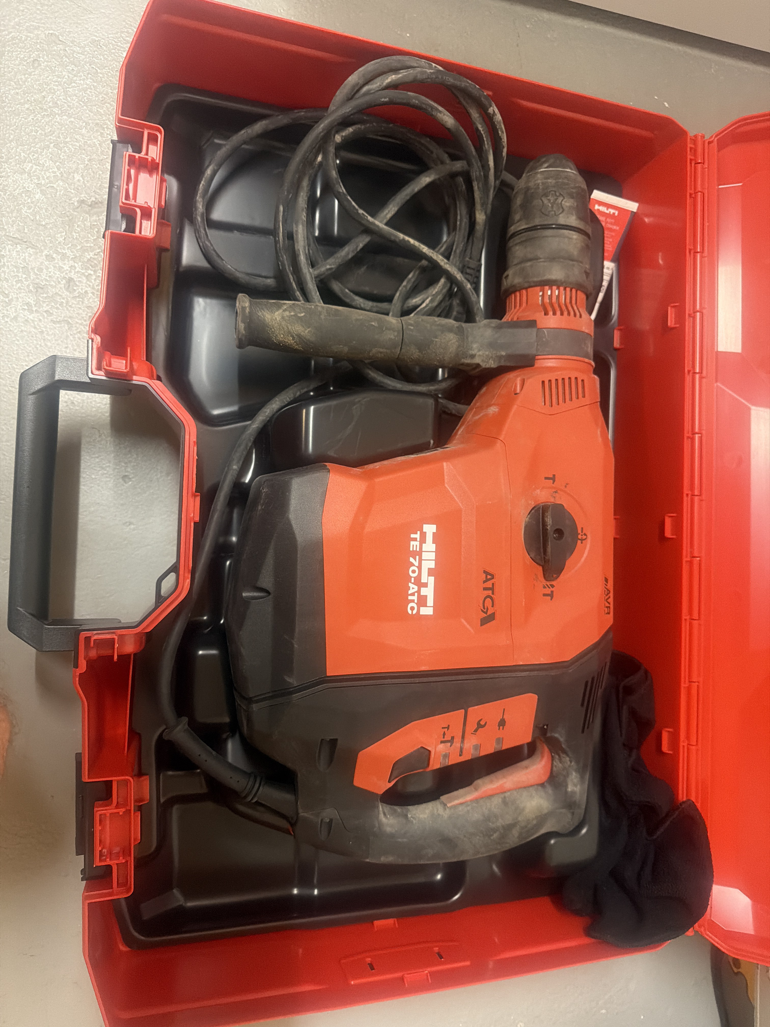 Hilti kraftig meisel/borre maskin te-70-atc