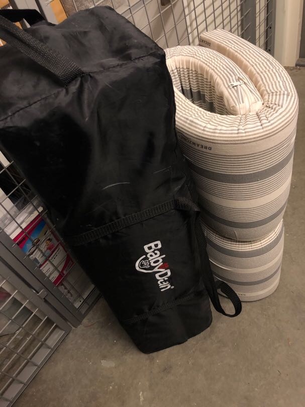 Babydan resesäng inkl extra madrass