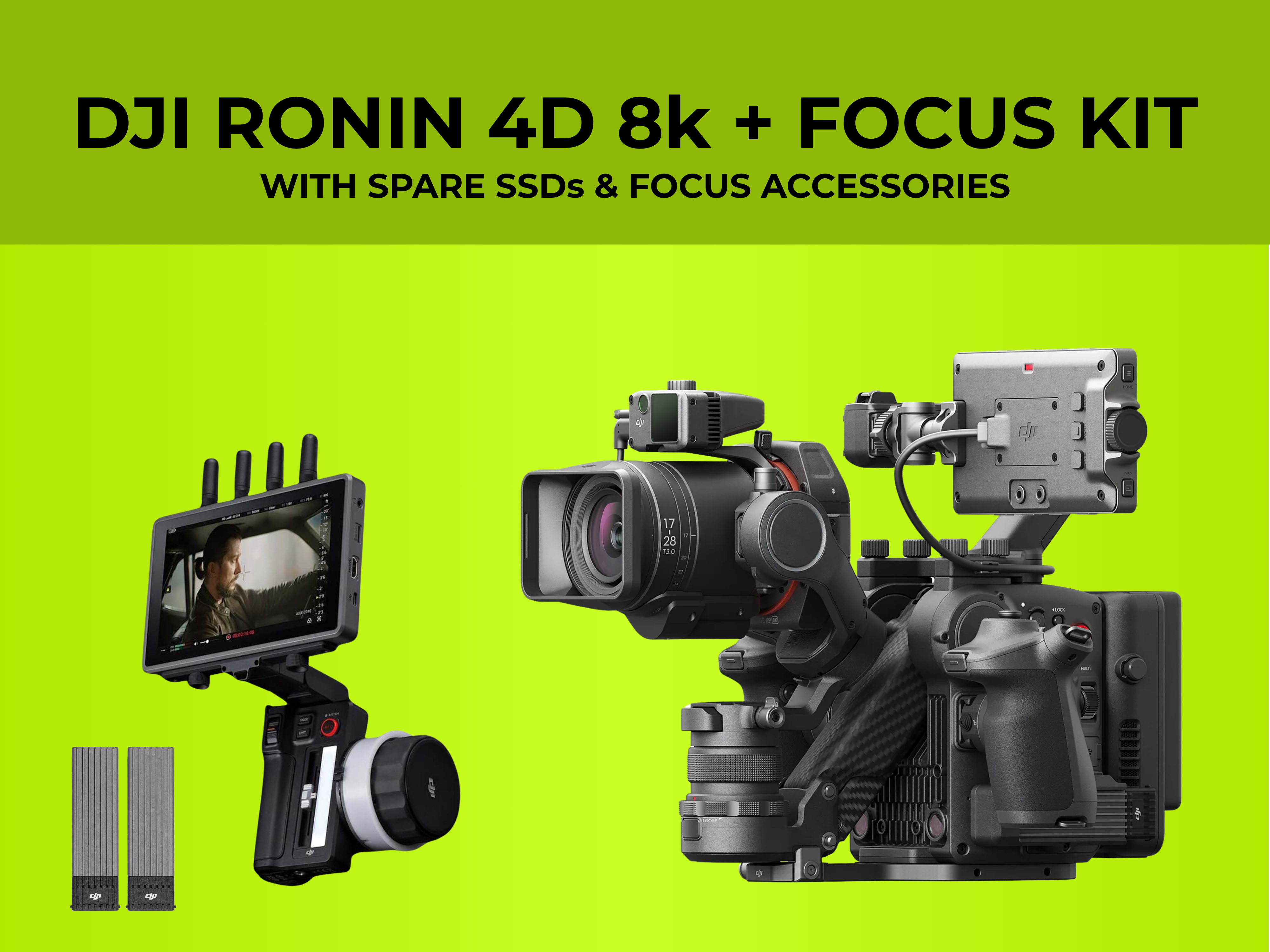 Dji ronin 4d 8k + focus pro hand unit kit