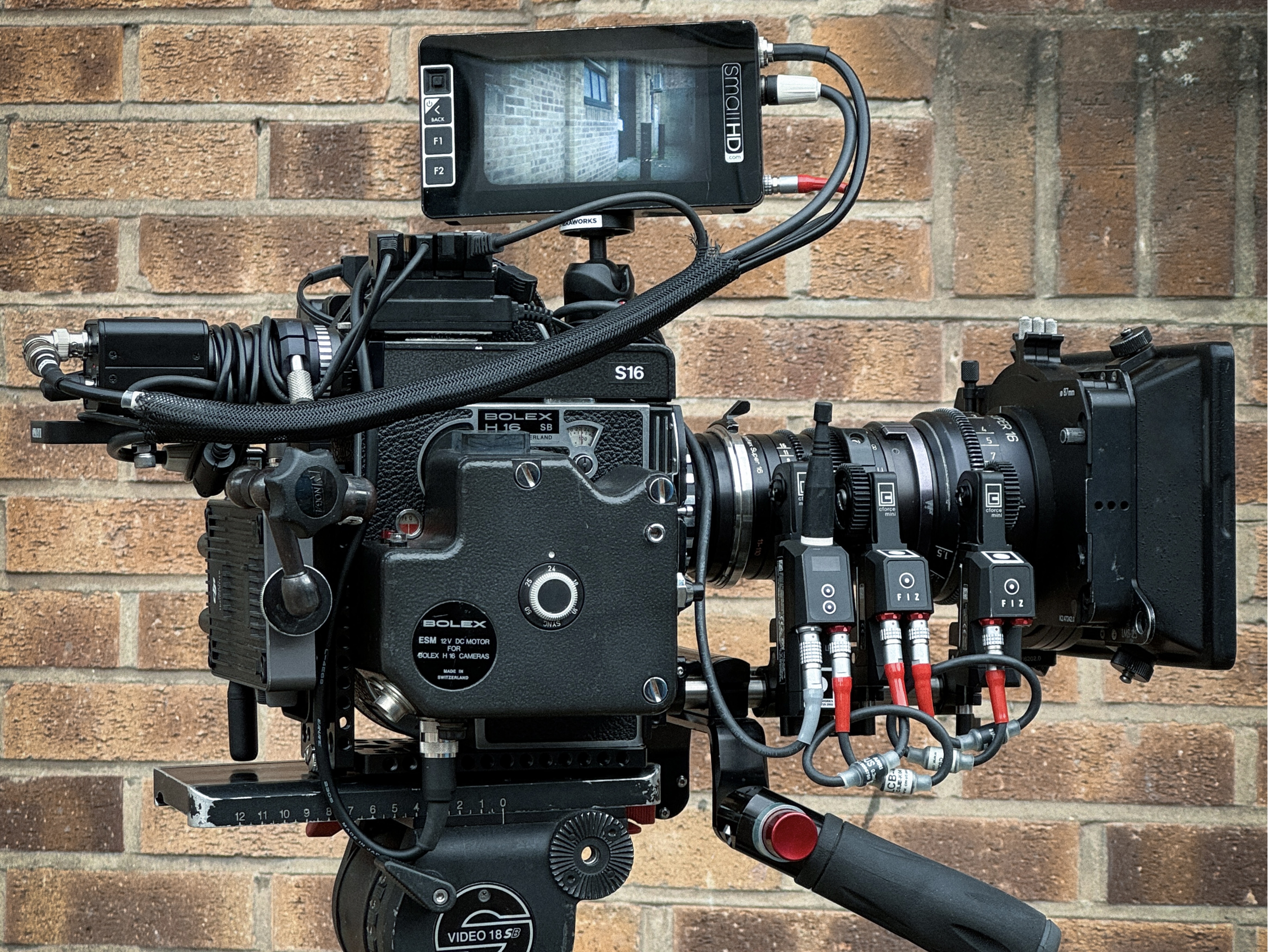 Bolex super16mm sbm (motorised, hd video-tap, pl mount, crystal sync)