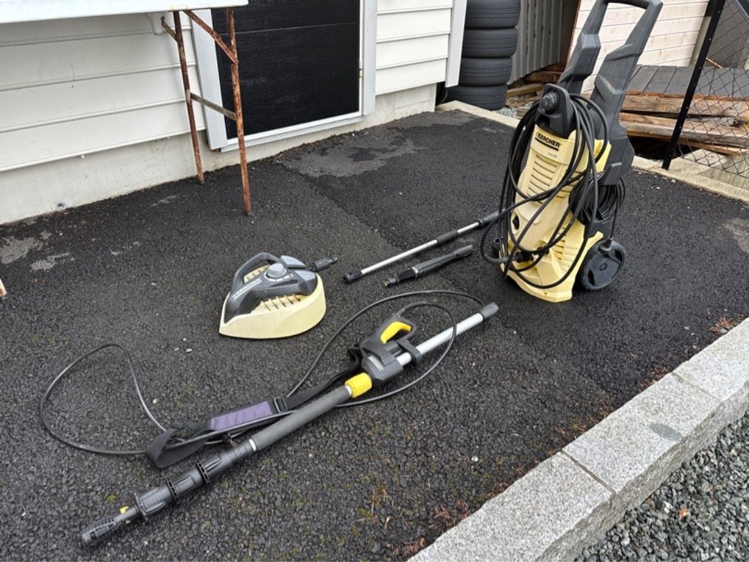 Høytrykkspyler/terrassevasker/teleskoplanse