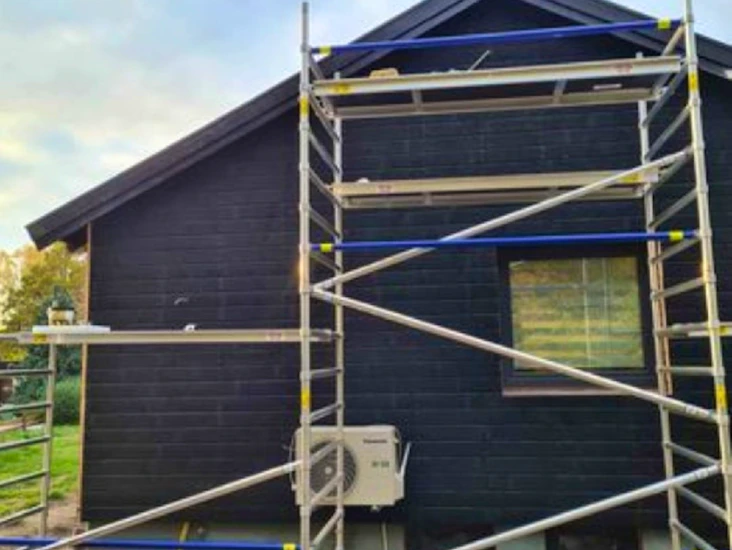 Byggställning aluminium, lätt montering