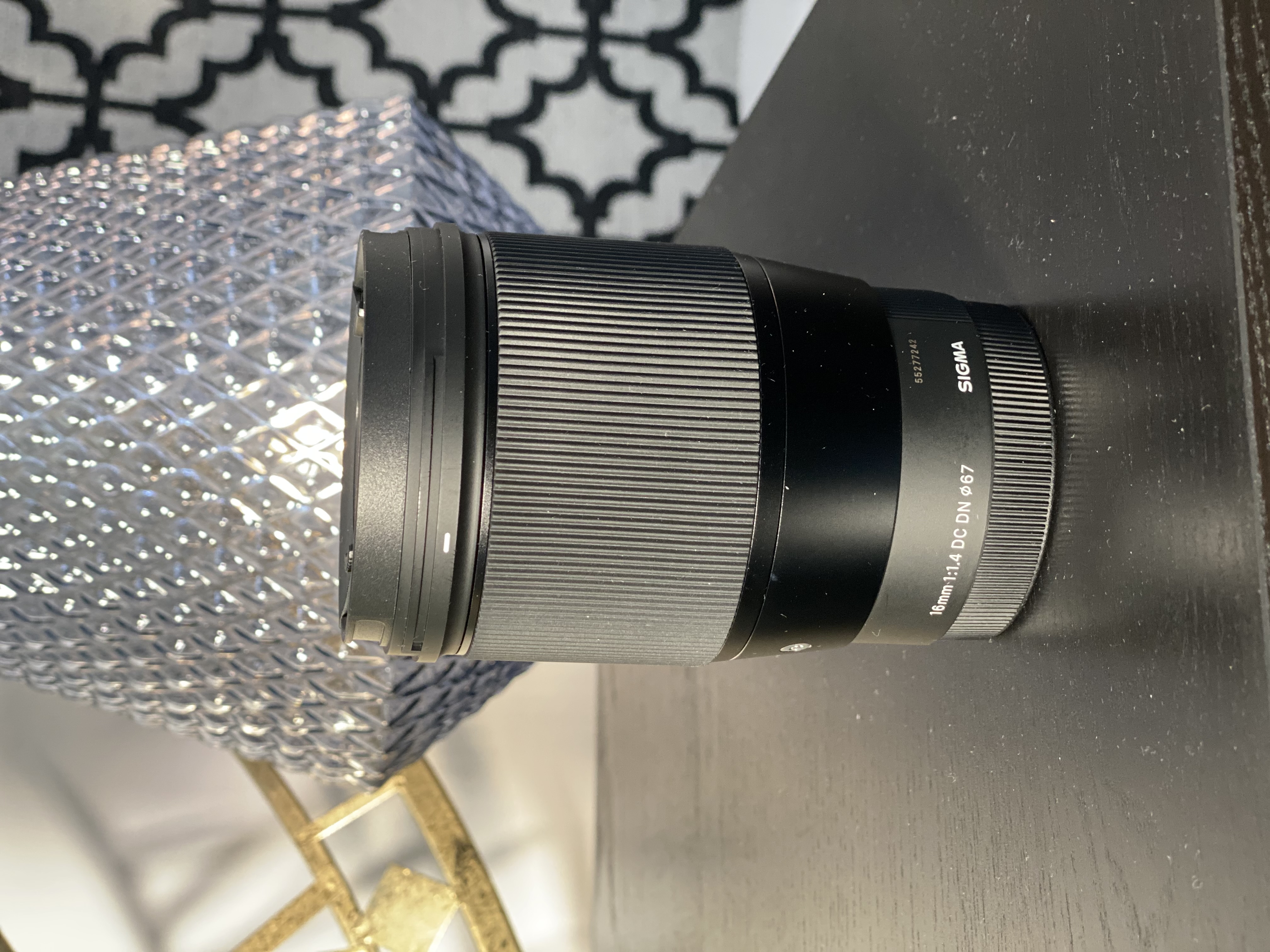 Sigma 16mm lens f/1.4 e mount for sony camera