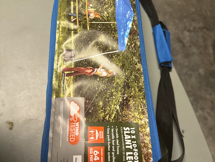 10 x 10 instant slant-leg canopy