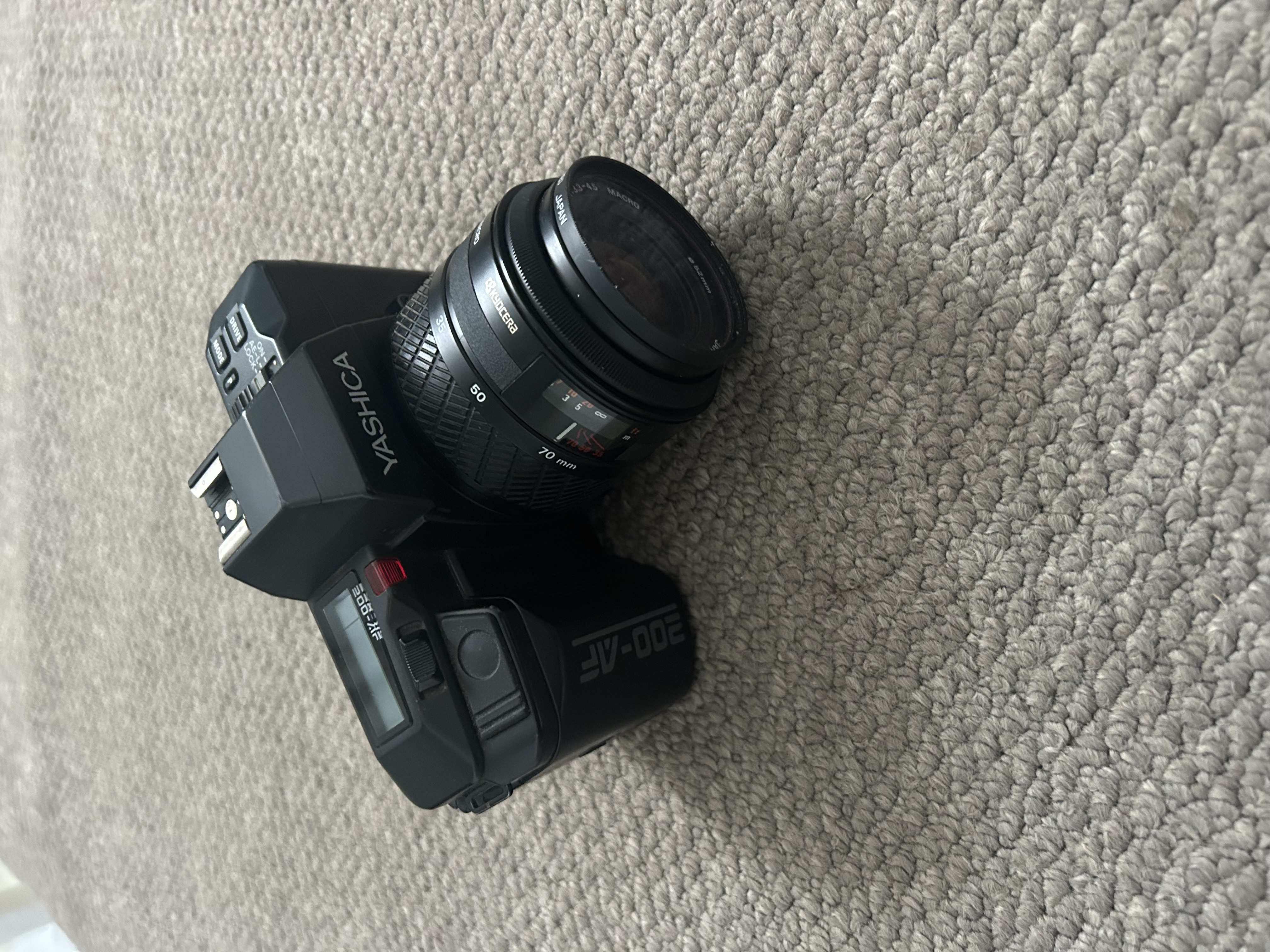 Yashica dslr 35mm film camera with  35 - 70 mm zoom lens