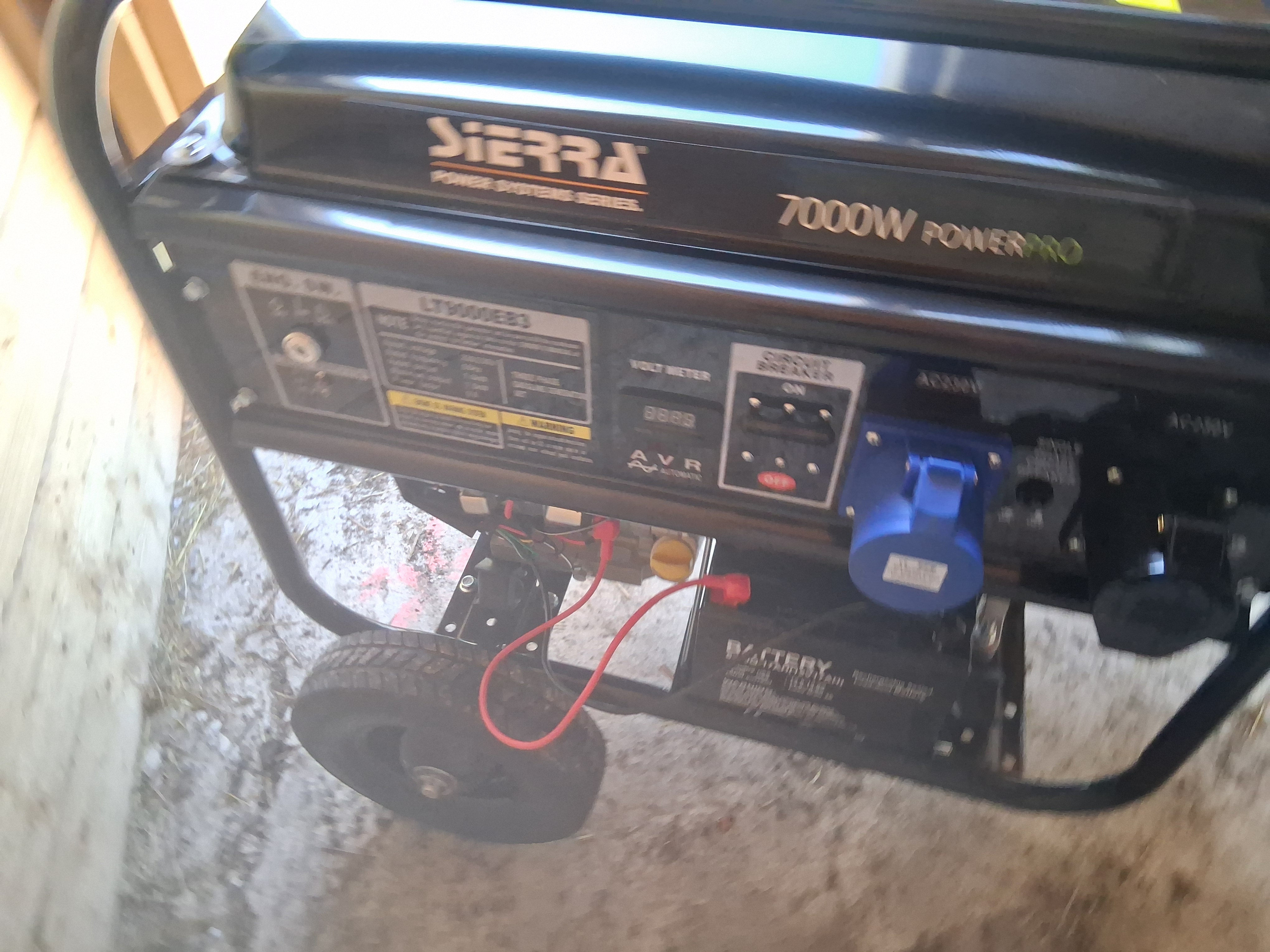 1 og 3 fase aggregat 7kw