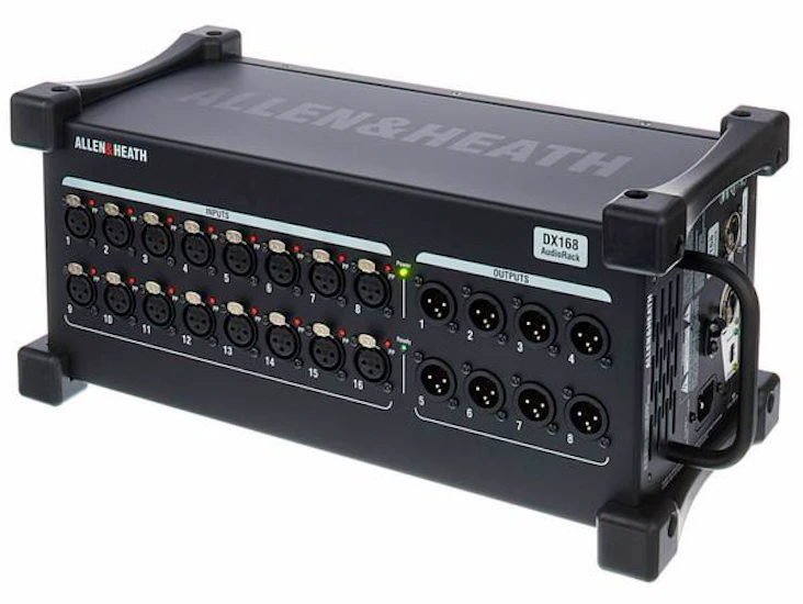 Dx168 allen & heath and 50m cat5e reel drum