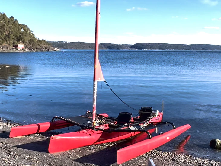 Hobie tandem island "sailyak" - fjordens råeste kajakk