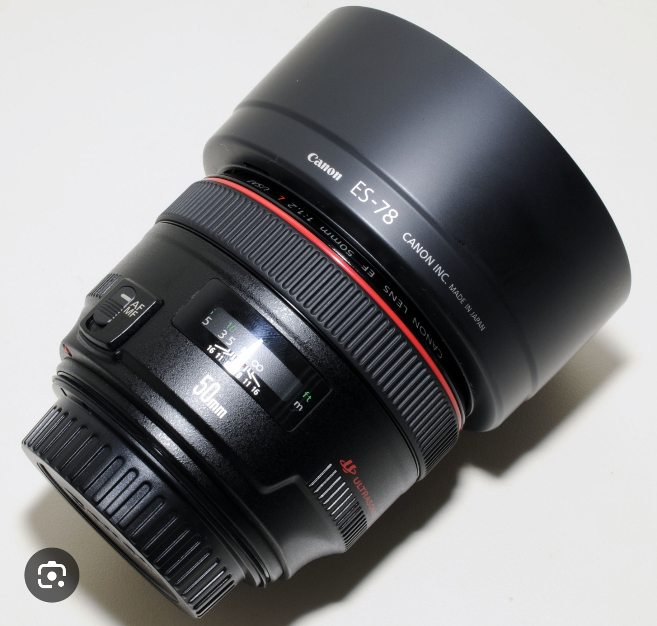 Canon ef 50mm f/1.2l usm