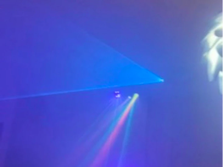 Mix av ljus med rök/utan rök