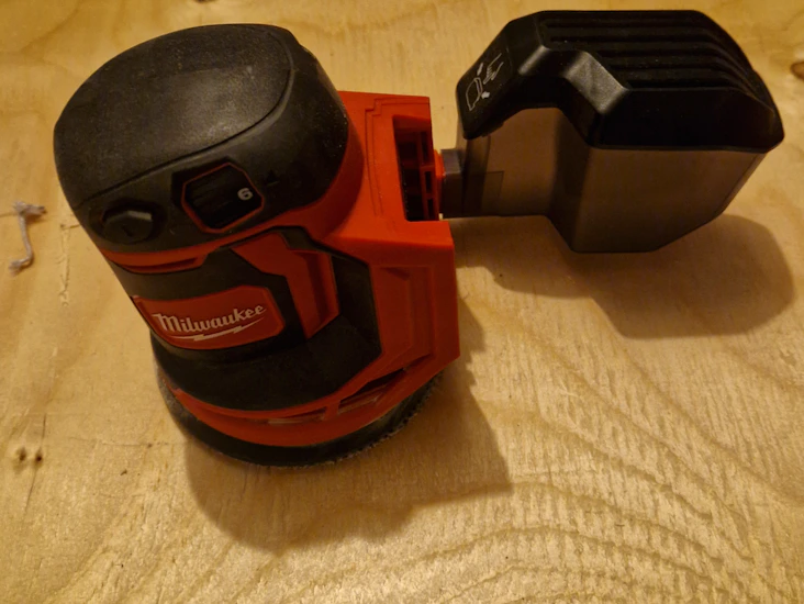 Excenterslip, milwaukee m18 bos125