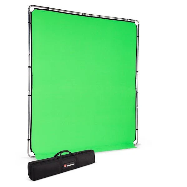 Manfrotto ezyframe 2m x 2.3 chroma key green collapsible frame 