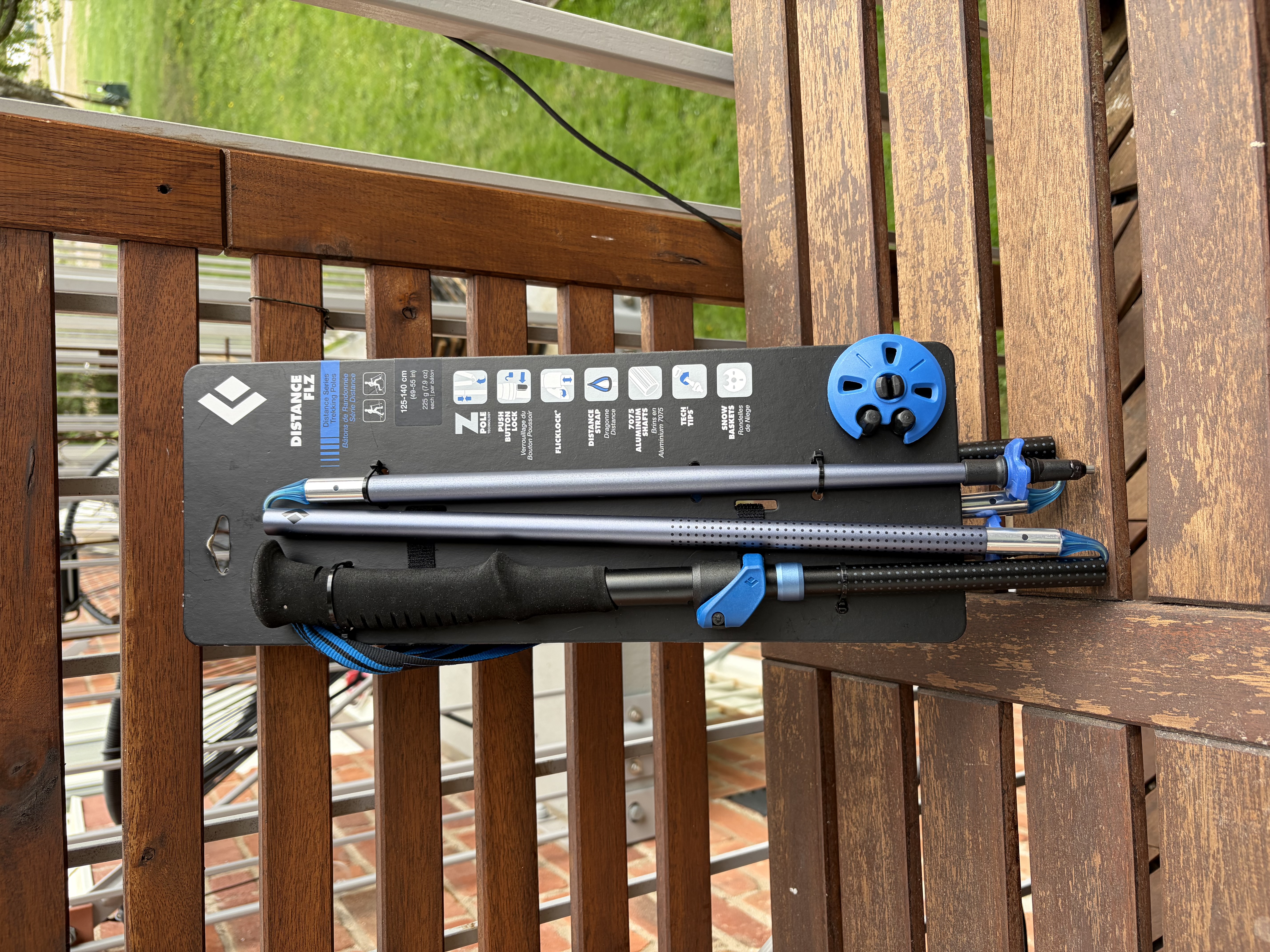 Black diamond distance flz vandringsstavar / hiking poles