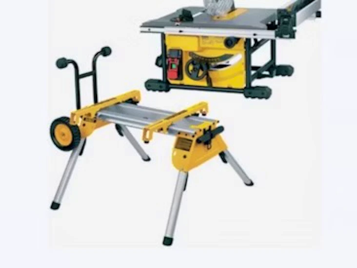 Dewalt dw745 bordsag med de7400 rullestativ