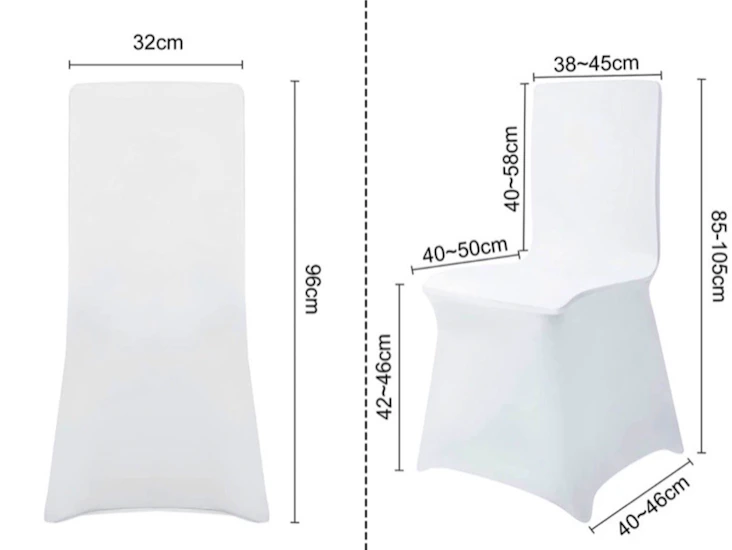 75 st vita stolsöverdrag stretch