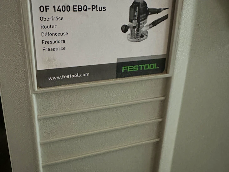 Festool of 1400 epq-plus yläjyrsin