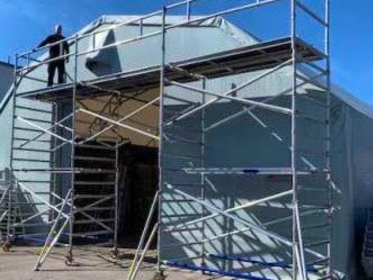 Byggställning 7,5×6 m.(andra storlekar finns)