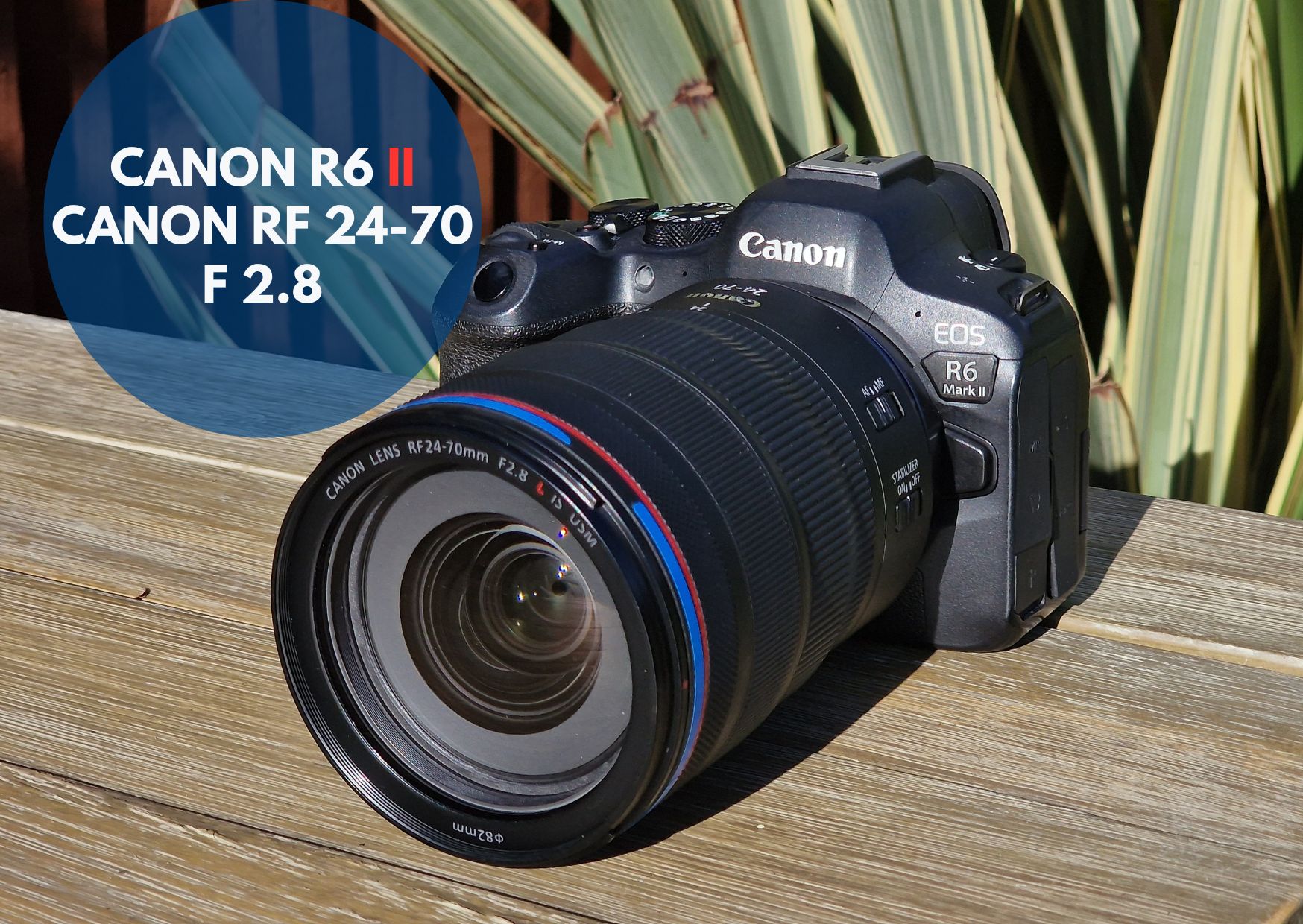 Canon r6 ii camera +  canon rf 24-70 mm 2.8 f lens