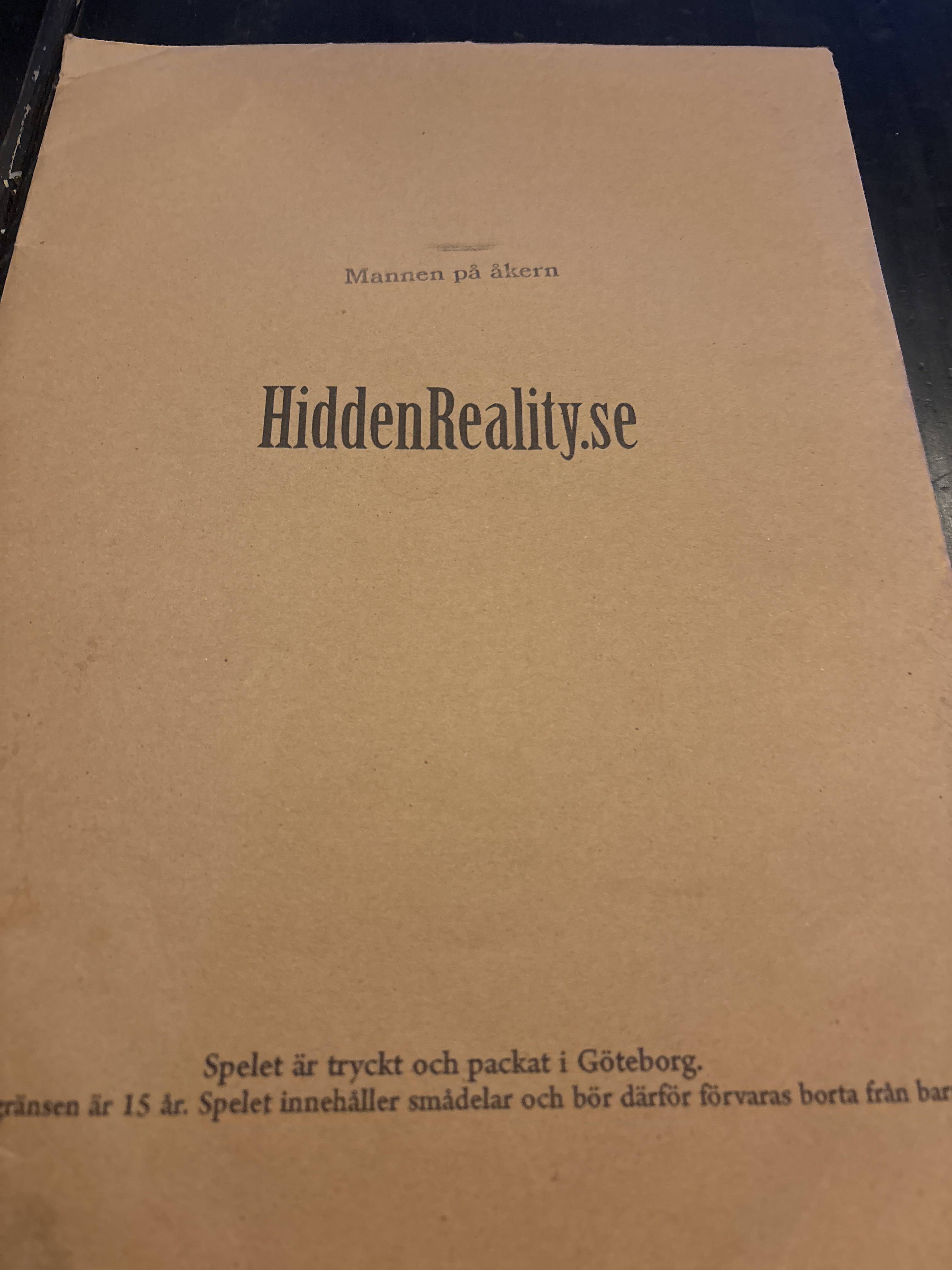 Hidden reality mordgåta 
