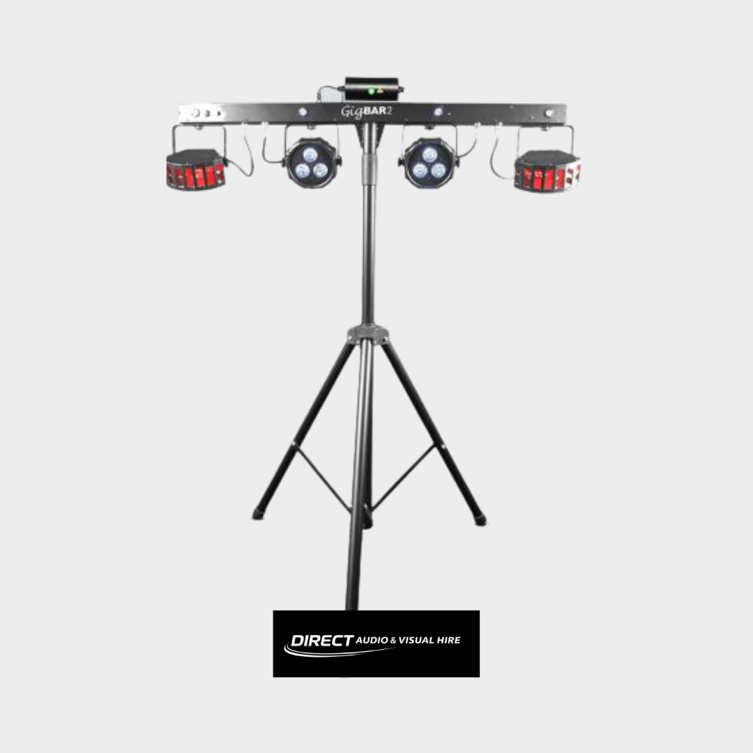 X1 chauvet gig bar 2.0 party lights and + stand