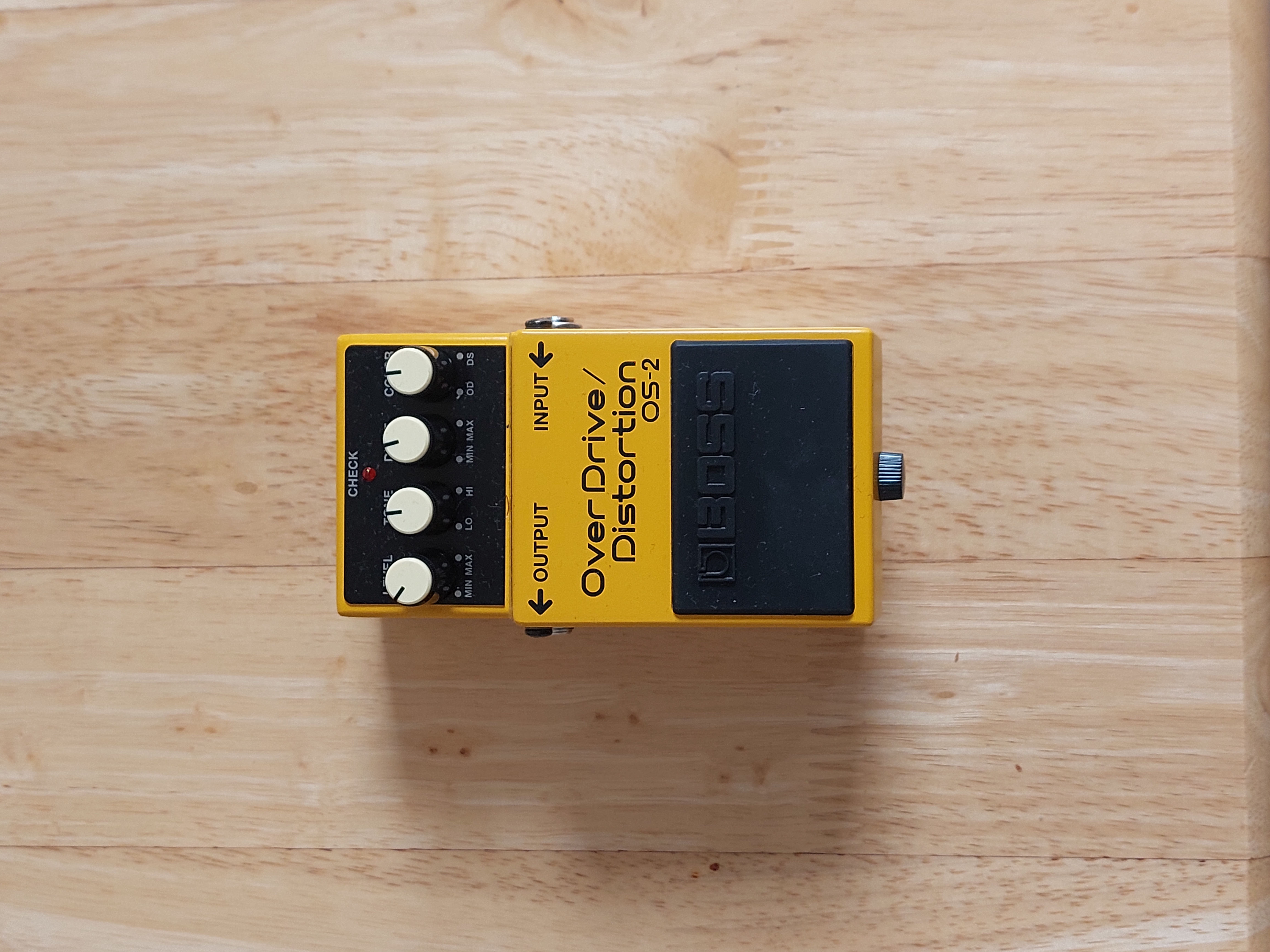 Boss overdrive/distortion pedal os-2