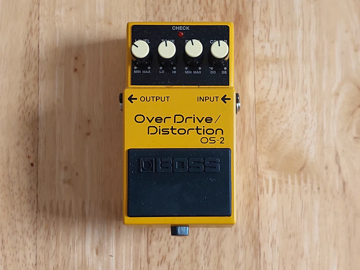 Boss overdrive/distortion pedal os-2