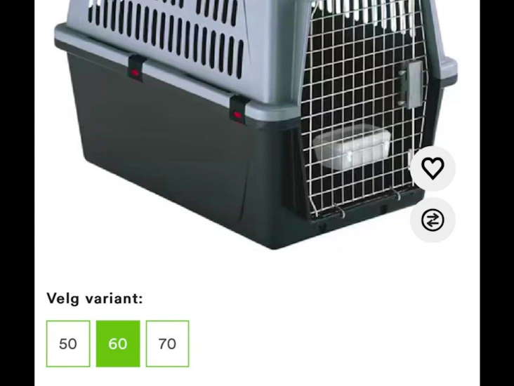 Transportbur for hunder >60kg