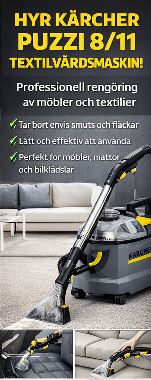 Kärcher 8/11 puzzi textilvårdsmaskin